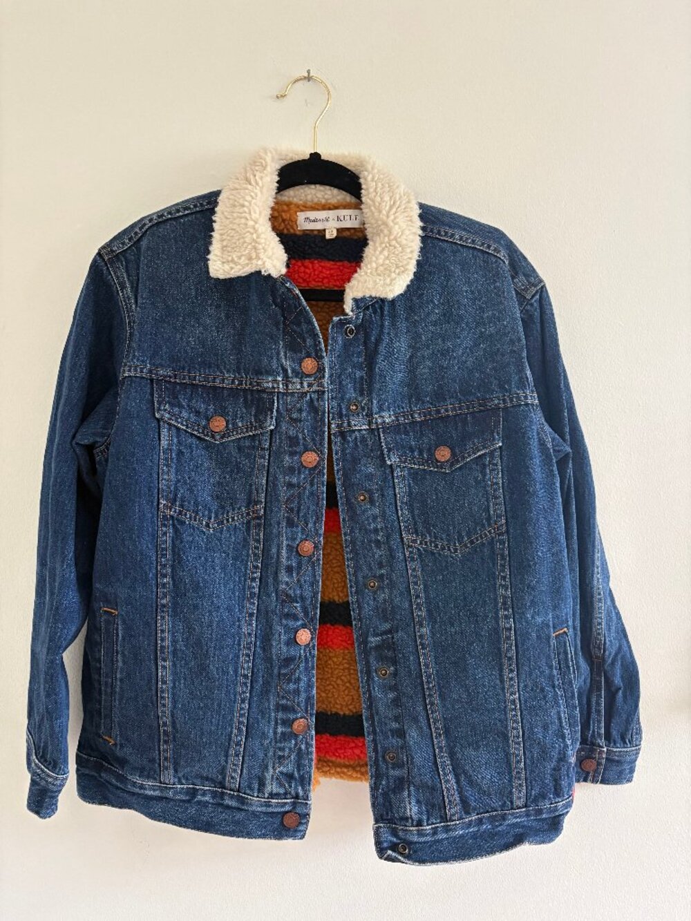 Madewell x KULE Jean Jacket with Fleece Insert